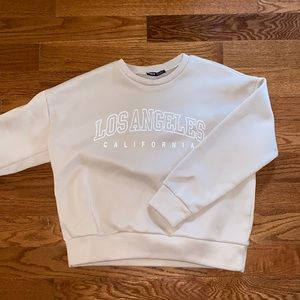 Los Angela’s California crewneck in badge/brown